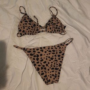 cheetah bikini from SAME los angeles 🖤